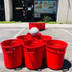 Giant Lawn Bucket Pong