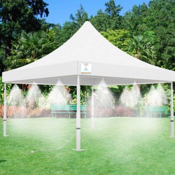 Misting Pop-Up Party Tent 10x10 - White